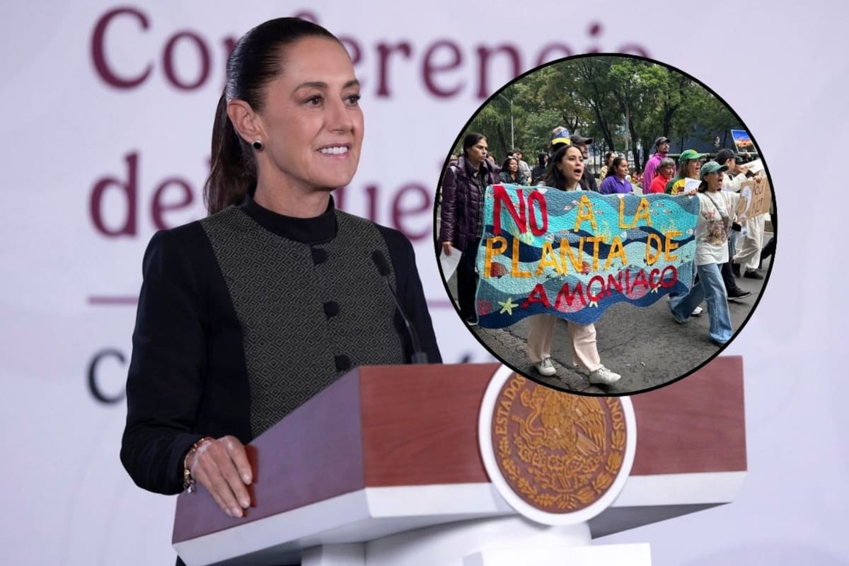 Sheinbaum responde a protestas contra planta de amoniaco en Sinaloa y la defiende como proyecto estratégico para la soberanía alimentaria